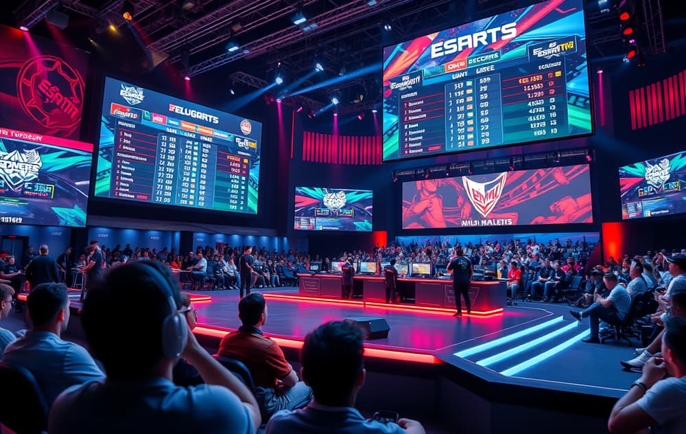 eSport-turnering med odds på storskjerm